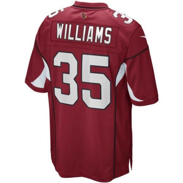 aeneas williams #35 men's retired xs-5xl stitched football jerseys, Gray