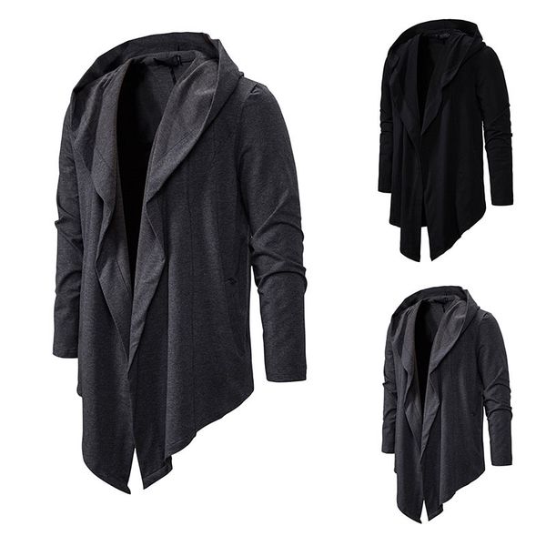2019 men hooded sweatshirts black hip hop mantle hoodies fashion jacket long sleeves moletom cloak man's hoodies coats outwear
2019 men hooded sweatshirts black hip hop mantle hoodies fashion jacket long sleeves moletom cloak man's hoodies coats outwear