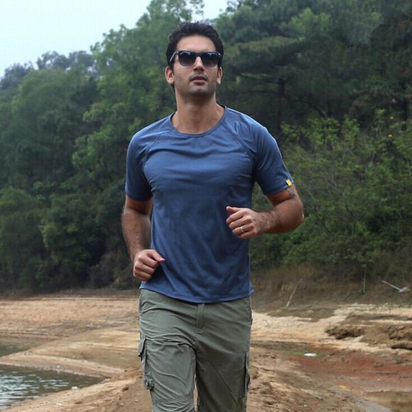 jozsi brand outdoor men foldable quick dry breathable o-neck running hiking short sleeve t shirts sport ultralight t tees, Gray;blue
jozsi brand outdoor men foldable quick dry breathable o-neck running hiking short sleeve t shirts sport ultralight t tees, Gray;blue