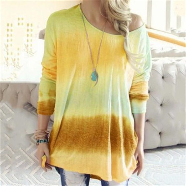 trend new свободный свободный с длинным рукавом удобная женщины без бретелек crew neck tshirts градиент шею женщины футболку fahion, White
trend new свободный свободный с длинным рукавом удобная женщины без бретелек crew neck tshirts градиент шею женщины футболку fahion, White