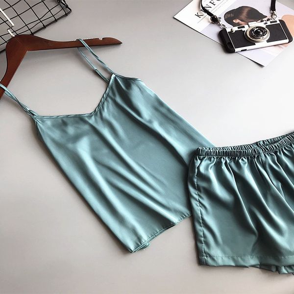two pieces of the korean version of the pure color loose lady home pajamas, Blue;gray
two pieces of the korean version of the pure color loose lady home pajamas, Blue;gray
