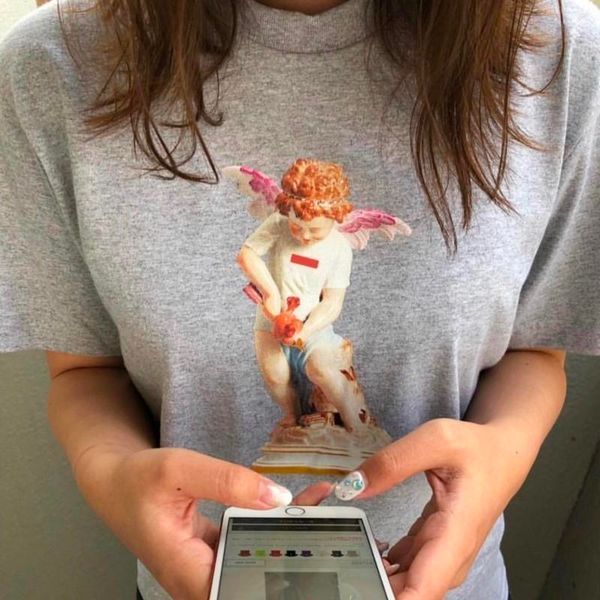 19ss cupid tee tee box logo printing fashion men women summer cotton t-shirt skateboard casual short sleeves hflstx398, White;black
19ss cupid tee tee box logo printing fashion men women summer cotton t-shirt skateboard casual short sleeves hflstx398, White;black