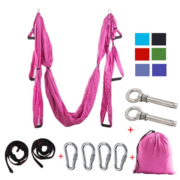 2.5*1.5m aerial yoga hammock 6 handles strap multifunction antigravity yoga hammock flying swing trapeze hanging training belts
2.5*1.5m aerial yoga hammock 6 handles strap multifunction antigravity yoga hammock flying swing trapeze hanging training belts
