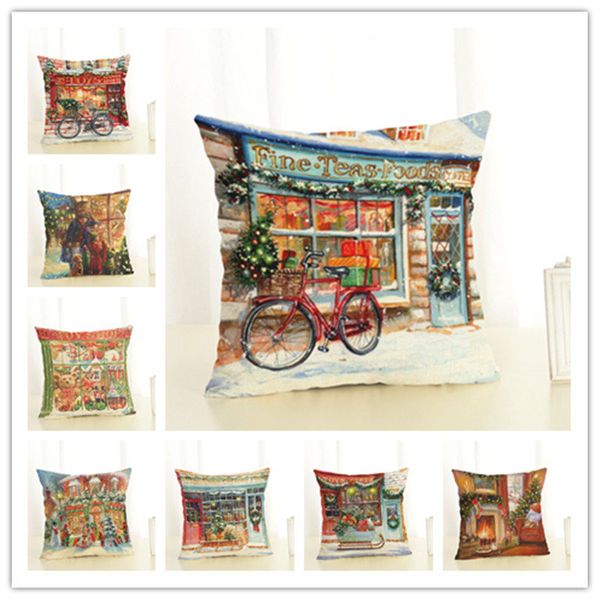 new year christmas decor for home adornos de navidad home decoration accessories natal christmas snow painting cushion cover
new year christmas decor for home adornos de navidad home decoration accessories natal christmas snow painting cushion cover