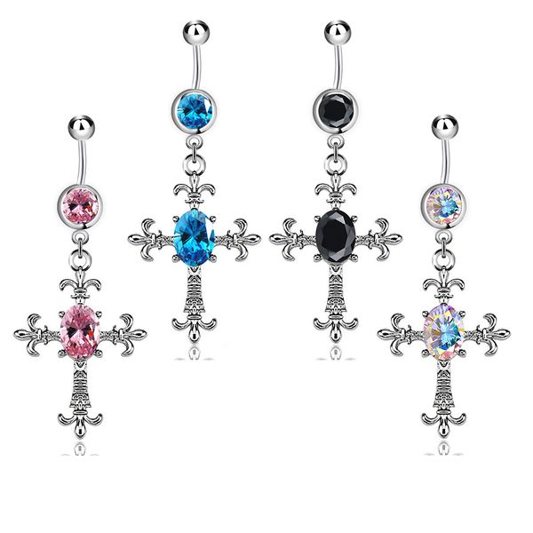 body piercing bars jewelry fashion women 316 l surgical steel navel rings zircon belly button navel bar ring, Silver
body piercing bars jewelry fashion women 316 l surgical steel navel rings zircon belly button navel bar ring, Silver