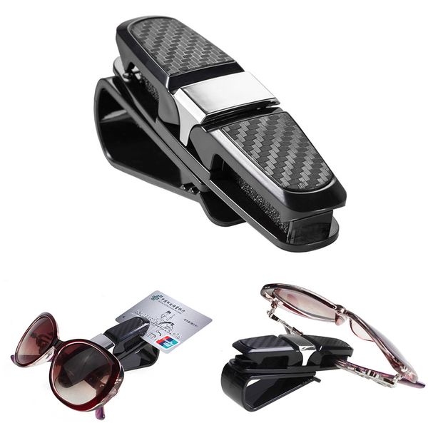 car sun visor sunglasses holder eyeglasses clip universal black ticket card clamp fastener cip abs car glasses cases portable
car sun visor sunglasses holder eyeglasses clip universal black ticket card clamp fastener cip abs car glasses cases portable