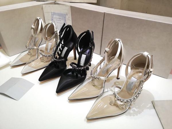 summer high-heeled sandals, rhinestones, wedding, banquet shoes, sizes 34-41, 10cm heels, sheepskin fabric, with box and dust bag, Black
summer high-heeled sandals, rhinestones, wedding, banquet shoes, sizes 34-41, 10cm heels, sheepskin fabric, with box and dust bag, Black
