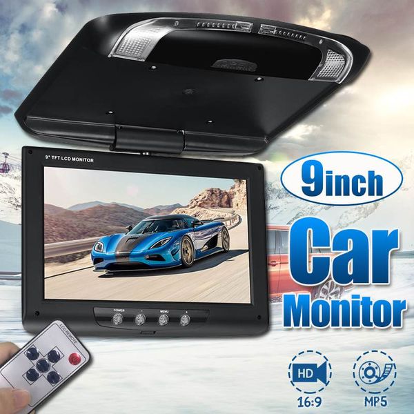 black 9 inch tft lcd digital screen car roof mounted display monitor with remote controller car ceiling flip down dvd cd player
black 9 inch tft lcd digital screen car roof mounted display monitor with remote controller car ceiling flip down dvd cd player