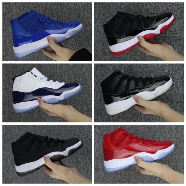 2019 New 11 11s Mens Basketball Shoes Concord High-45 Platinum Tint Space Jam Gym Red Xi Designer Sneakers Sports Trainer Shoe