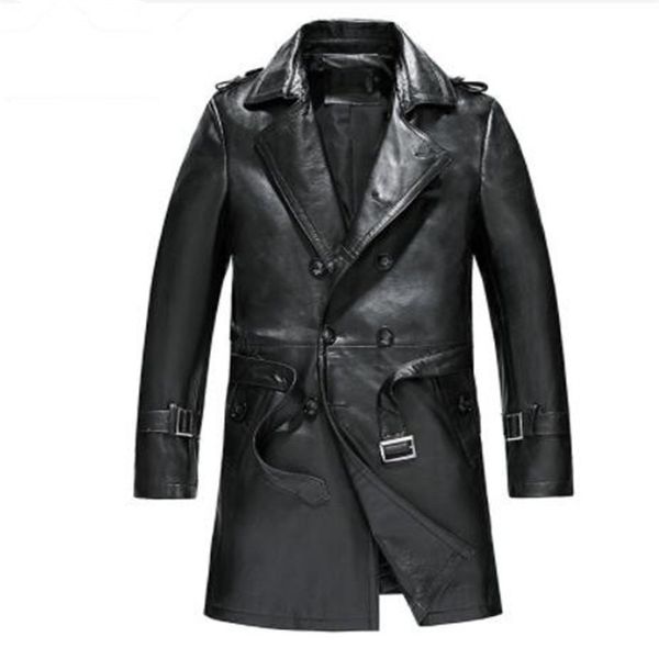 2019 new arrival spring 100% real leather sheepskin double breasted trench coat men,leather jacket men, Black
2019 new arrival spring 100% real leather sheepskin double breasted trench coat men,leather jacket men, Black