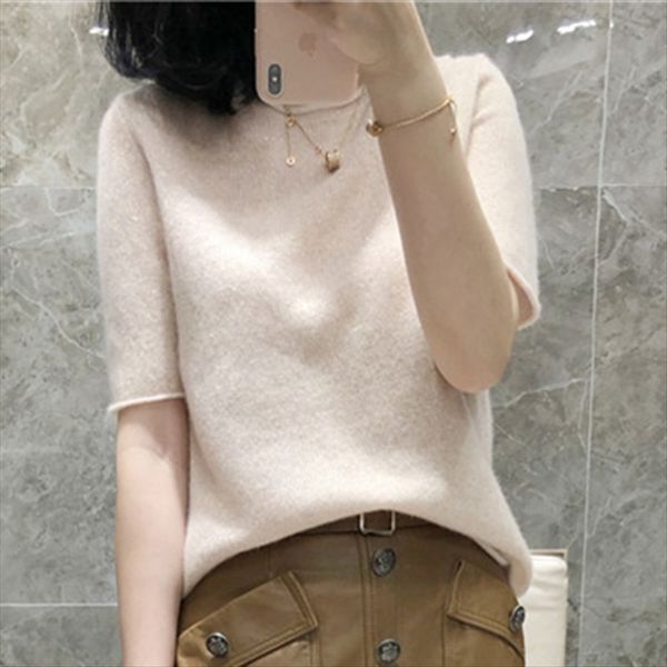 2020 simple early half sleeve women's curled low round collar loose white sweater 2020 simple early half sleeve women's curled low
2020 simple early half sleeve women's curled low round collar loose white sweater 2020 simple early half sleeve women's curled low