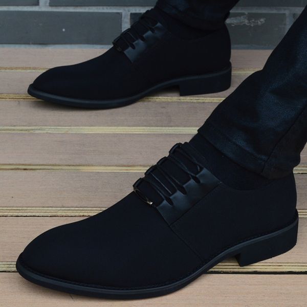 2018 new spring men shoes pointed toe dress shoes breathable black lace up business men casual zapatos hombre
2018 new spring men shoes pointed toe dress shoes breathable black lace up business men casual zapatos hombre