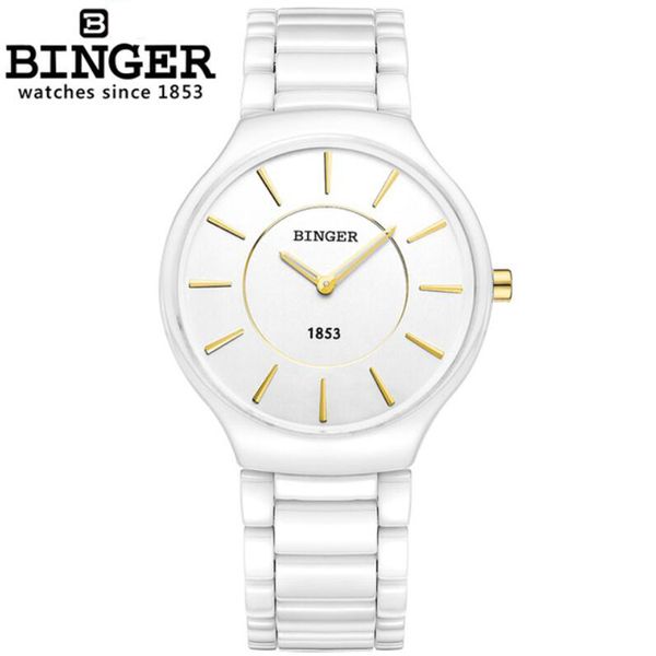 fashion diving 100m sports watches women switzerland binger ceramics quartz watch calendar sapphire waterproof watch men ladies, Slivery;brown
fashion diving 100m sports watches women switzerland binger ceramics quartz watch calendar sapphire waterproof watch men ladies, Slivery;brown