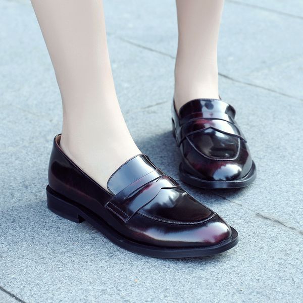 2020 new spring flat shoes women's oxford shoes genuine leather british style loafers women's casual zapatos de mujer, Black
2020 new spring flat shoes women's oxford shoes genuine leather british style loafers women's casual zapatos de mujer, Black
