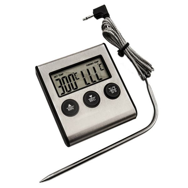 1pcs -50~300 degrees celsius lcd digital probe oven thermometer kitchen timer cooking bbq clock alarm sensor
1pcs -50~300 degrees celsius lcd digital probe oven thermometer kitchen timer cooking bbq clock alarm sensor