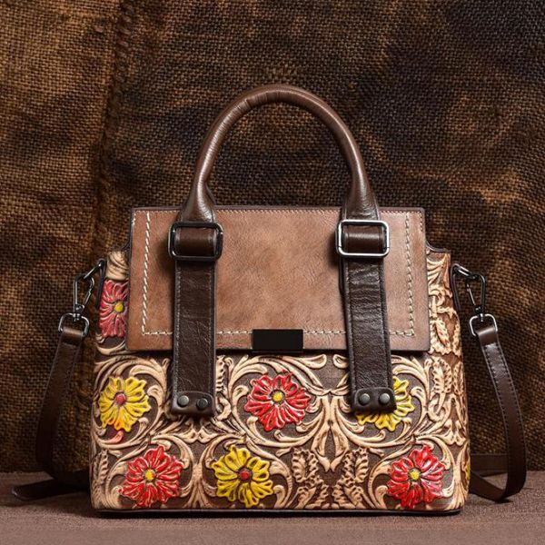 johnature retro cow leather women bag 2020 new hand painted handbag leisure embossed female tote shoulder messenger bags
johnature retro cow leather women bag 2020 new hand painted handbag leisure embossed female tote shoulder messenger bags