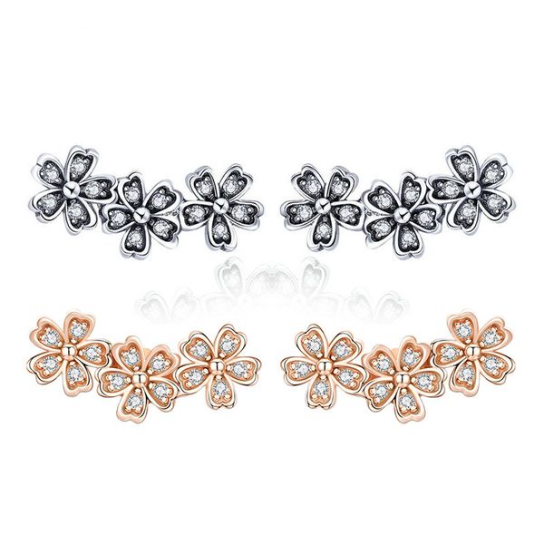 2020 925 sterling silver daisy flower clear cz stud earrings for women sterling silver jewelry valentine's day gift sce419, Golden;silver
2020 925 sterling silver daisy flower clear cz stud earrings for women sterling silver jewelry valentine's day gift sce419, Golden;silver