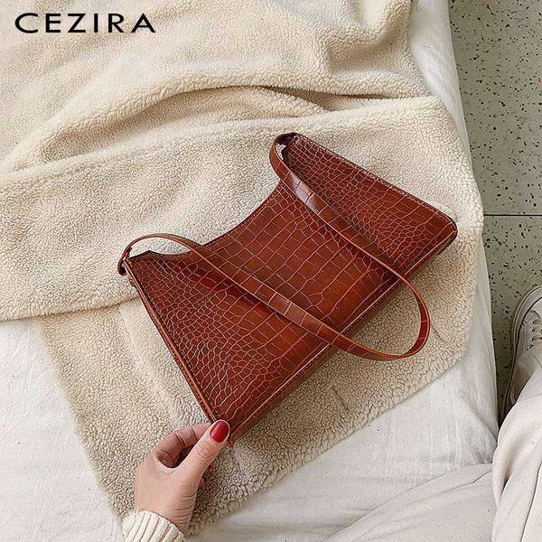 cezira crocodile pattern baguette bag for women luxury design female solid color pu leather shoulder bag ladies elegant handbags
cezira crocodile pattern baguette bag for women luxury design female solid color pu leather shoulder bag ladies elegant handbags