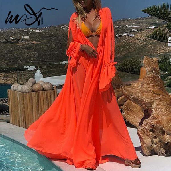 in-x orange long beach dress women summer wrap swimsuit cover ups female kimono long sleeve beach wear kaftan robe de plage
in-x orange long beach dress women summer wrap swimsuit cover ups female kimono long sleeve beach wear kaftan robe de plage