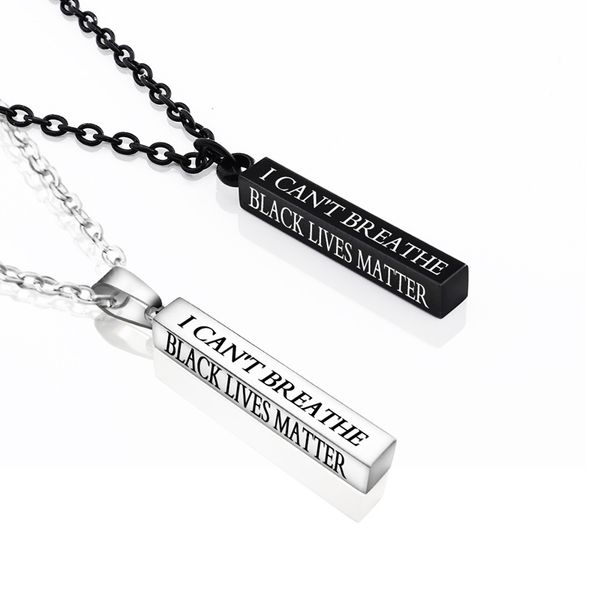 custom name letters necklace black lives matter i can't breathe american protest black women mens wishing pillar pendant necklaces jewe, Silver
custom name letters necklace black lives matter i can't breathe american protest black women mens wishing pillar pendant necklaces jewe, Silver