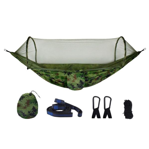camping hammocks with mosquito net portable quick open hammock bed anti-mosquito parachute hammock for outdoor backpa
camping hammocks with mosquito net portable quick open hammock bed anti-mosquito parachute hammock for outdoor backpa