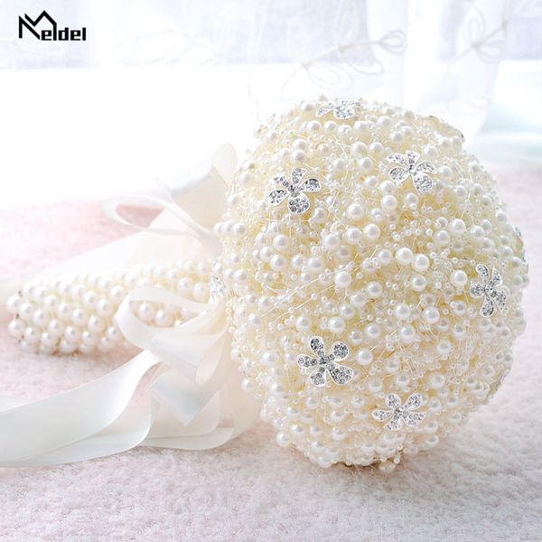 meldel wedding bouquet for bridesmaids pearl rhinestone wedding flower bridal bouquet artificial hand holder marriage decoration
meldel wedding bouquet for bridesmaids pearl rhinestone wedding flower bridal bouquet artificial hand holder marriage decoration