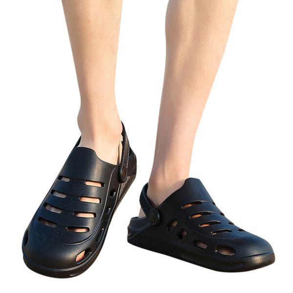 vogue men sandals summer men shoes breathable walking beach sports slippers outdoor men\x27s shoes soft bottom18apl23, Black
vogue men sandals summer men shoes breathable walking beach sports slippers outdoor men\x27s shoes soft bottom18apl23, Black
