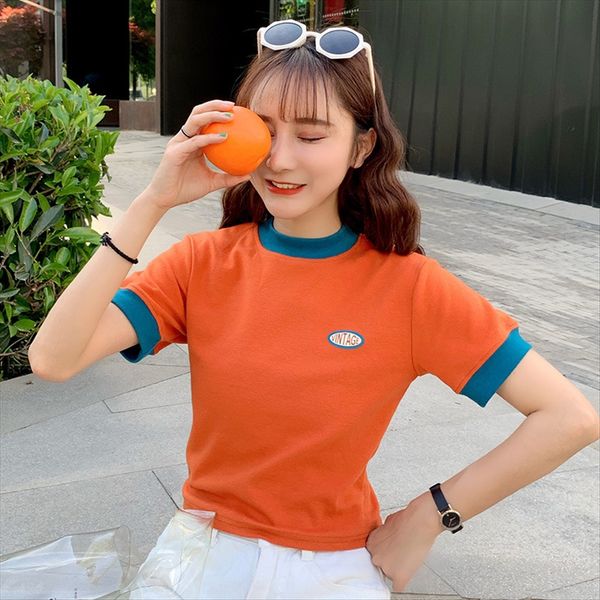 2020 super fire short-sleeved t-shirt women's weird stitching half-high collar slim clothes fashion clothing 2020 super fire short-slee, White
2020 super fire short-sleeved t-shirt women's weird stitching half-high collar slim clothes fashion clothing 2020 super fire short-slee, White