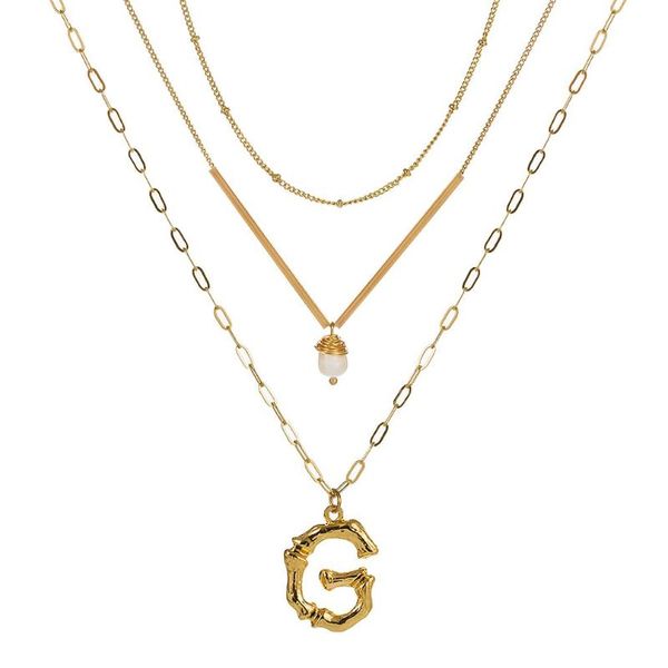 26 english letters multi-layer necklace fashion personality coral stone pendant jewelry female accessories nz442-x, Silver
26 english letters multi-layer necklace fashion personality coral stone pendant jewelry female accessories nz442-x, Silver