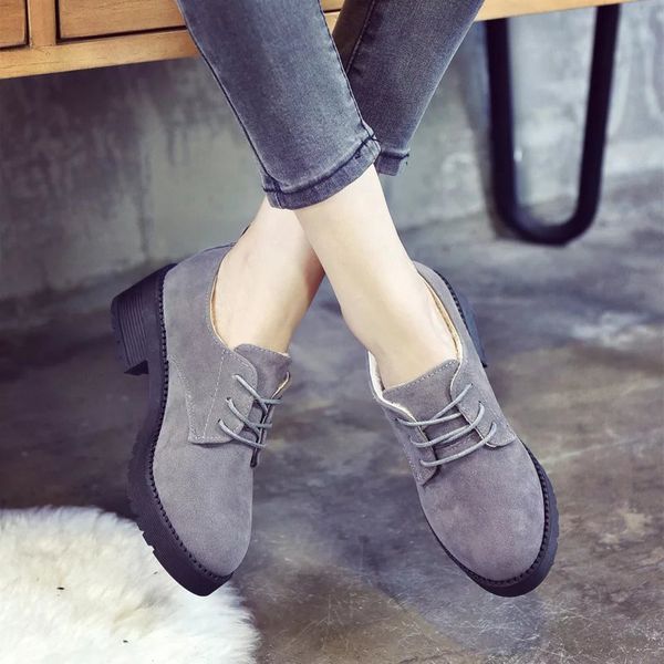 nubuck flock round toe chunky single shoes solid crosstied girls derby shoes creepers non-slip student oxfords espadrilles, Black
nubuck flock round toe chunky single shoes solid crosstied girls derby shoes creepers non-slip student oxfords espadrilles, Black