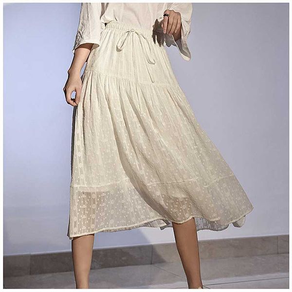 2020 high qualty summer pink skirt women stretch high waist women boho white long skirt with lining faldas jupe femme saia k539, Black
2020 high qualty summer pink skirt women stretch high waist women boho white long skirt with lining faldas jupe femme saia k539, Black