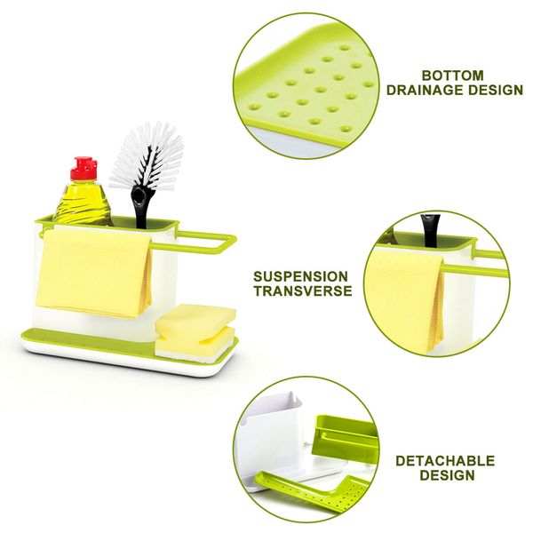 1pc kitchen sink sponge storage rack soap brush organizer kitchen bathroom accessories towel rack holder plastic
1pc kitchen sink sponge storage rack soap brush organizer kitchen bathroom accessories towel rack holder plastic