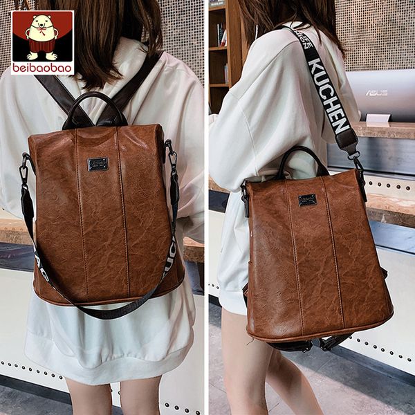 retro students books schoolbags female pu leather backpacks all-match travel bags fashion solid trend back packs
retro students books schoolbags female pu leather backpacks all-match travel bags fashion solid trend back packs
