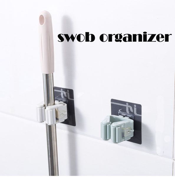 1pc wall mounted mop holder brush umbrella hanger storage rack kitchen organizer with mounted accessory hanging cleaning tools
1pc wall mounted mop holder brush umbrella hanger storage rack kitchen organizer with mounted accessory hanging cleaning tools