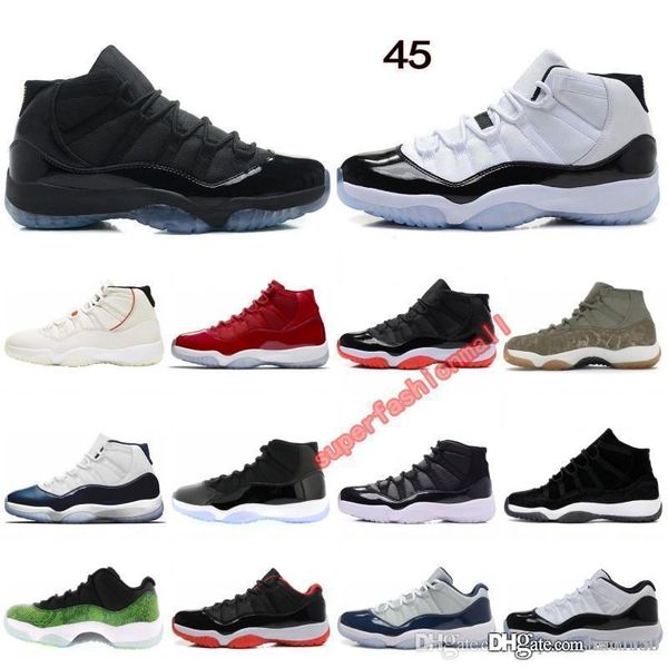 11s basketball shoes concord 45 platinum tint cap and gown space jam win like 96 designer shoes men sports sneakers size 36-47 
11s basketball shoes concord 45 platinum tint cap and gown space jam win like 96 designer shoes men sports sneakers size 36-47