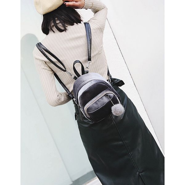 backpack women fashion small mini backpack solid women girls travel school bag for rucksack with mini fur ball
backpack women fashion small mini backpack solid women girls travel school bag for rucksack with mini fur ball