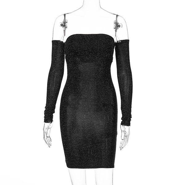 party dresses women solid color slash neck wrap chest long sleeve bodycon dress fashion black, White;black
party dresses women solid color slash neck wrap chest long sleeve bodycon dress fashion black, White;black