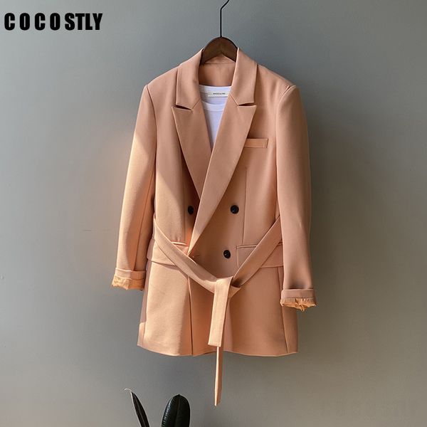 2020 new korean autumn suit for women long blazer jackets elegant double breasted long sleeve office suit jacket coat casacos, White;black
2020 new korean autumn suit for women long blazer jackets elegant double breasted long sleeve office suit jacket coat casacos, White;black