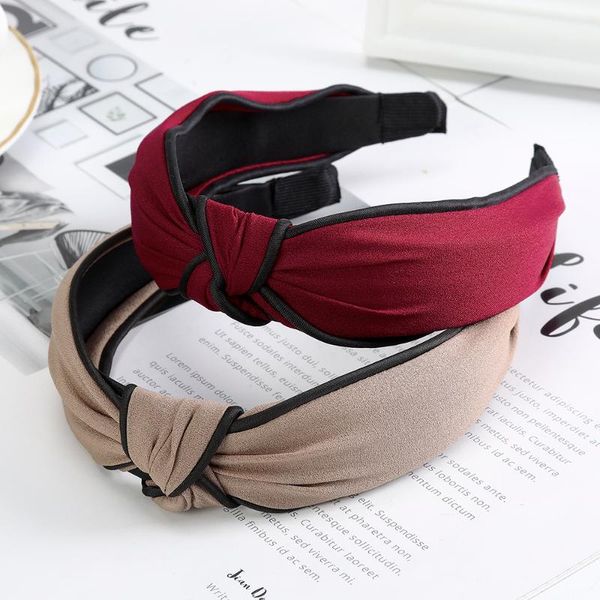 haimeikang solid color knotted head hoop headband women fashion headdress headwear new style retro bezel hair accessories
haimeikang solid color knotted head hoop headband women fashion headdress headwear new style retro bezel hair accessories