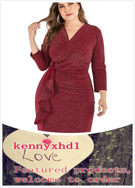 european and american plus size women's autumn and winter new v-neck long-sleeved slim waist bag hip dress, Black;gray
european and american plus size women's autumn and winter new v-neck long-sleeved slim waist bag hip dress, Black;gray