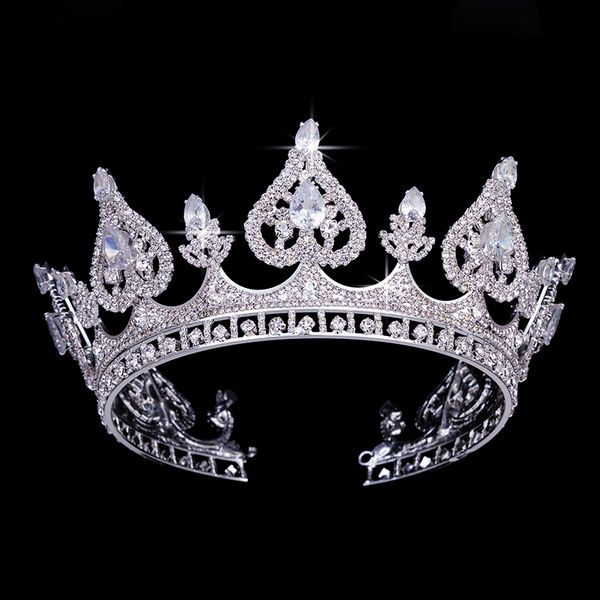 ceown hadiyana new luxury eegant birdal wedding crown romantic heart shapes design zircon bc3265 corona princesa, Golden;white
ceown hadiyana new luxury eegant birdal wedding crown romantic heart shapes design zircon bc3265 corona princesa, Golden;white