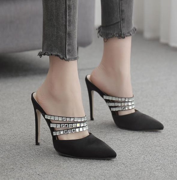 with box elegant designer pumps pink black rhinestone mules fashion luxury designer women shoes
with box elegant designer pumps pink black rhinestone mules fashion luxury designer women shoes