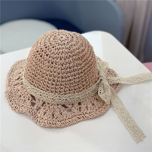 child girls straw hat bowknot sun hats kids large brim beach summer boater beach ribbon round flat, Yellow
child girls straw hat bowknot sun hats kids large brim beach summer boater beach ribbon round flat, Yellow