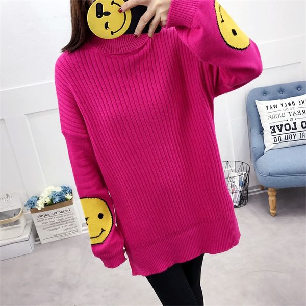 new style big size korean sweater turtleneck knitted pullover bottom winter for women, White;black
new style big size korean sweater turtleneck knitted pullover bottom winter for women, White;black