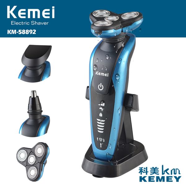 kemei rechargeable electric shaver for men electric smart floating razor shaving washable body 3 in1 beard trimmer machine f30
kemei rechargeable electric shaver for men electric smart floating razor shaving washable body 3 in1 beard trimmer machine f30