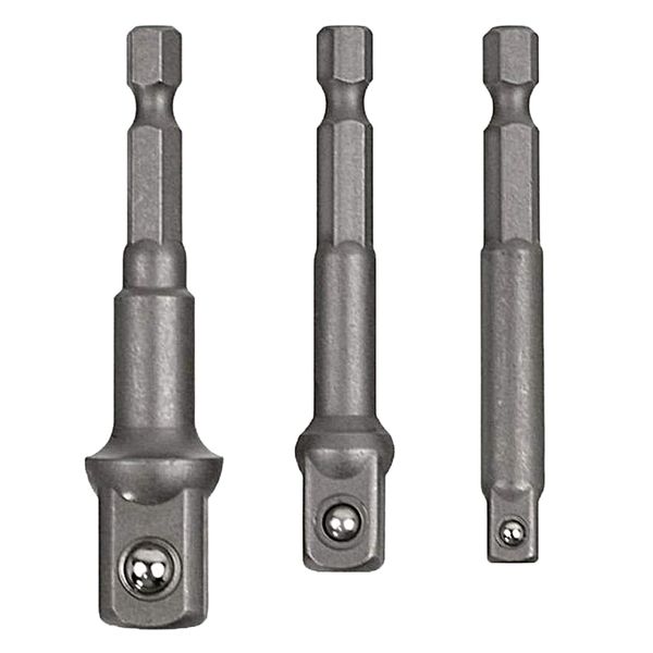 3x socket bit adapter hex handle driver bar square head connection wrench bars
3x socket bit adapter hex handle driver bar square head connection wrench bars