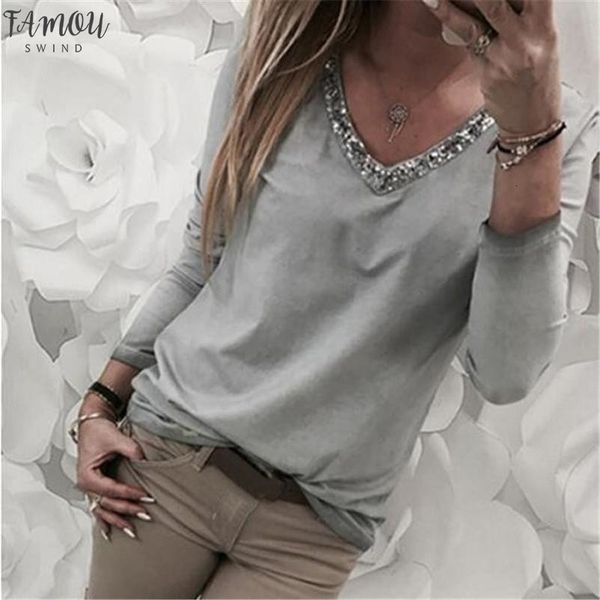 summer sexy v шеи sequined футболка slim fit топы с длинными рукавами basic tee shirt lady каузальный blusas плюс размер 5xl, White
summer sexy v шеи sequined футболка slim fit топы с длинными рукавами basic tee shirt lady каузальный blusas плюс размер 5xl, White