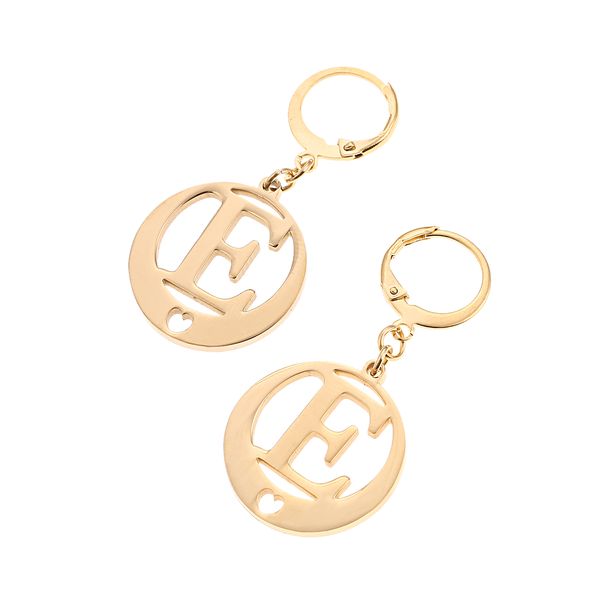 gold color round trendy letters e monogram jewelry earring alphabet initial earring, Silver
gold color round trendy letters e monogram jewelry earring alphabet initial earring, Silver