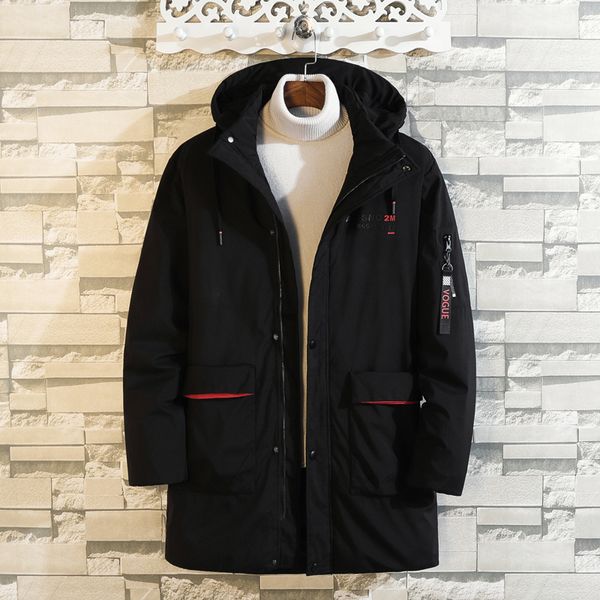 men fashion hooded parkas winter thick warm men's jacket and coats plus size l-8xl long cotton-padded jacket outwears overcoats, Black
men fashion hooded parkas winter thick warm men's jacket and coats plus size l-8xl long cotton-padded jacket outwears overcoats, Black