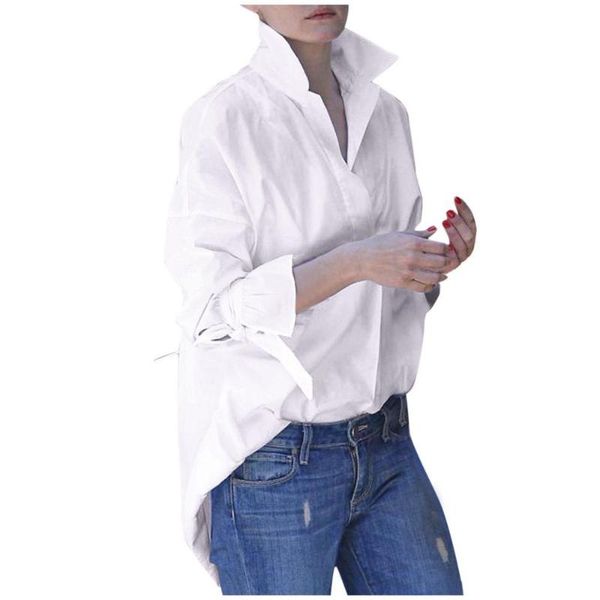women's blouses & shirts women shirt casual long sleeve lapel spring fashion print blouse plus size top, White
women's blouses & shirts women shirt casual long sleeve lapel spring fashion print blouse plus size top, White